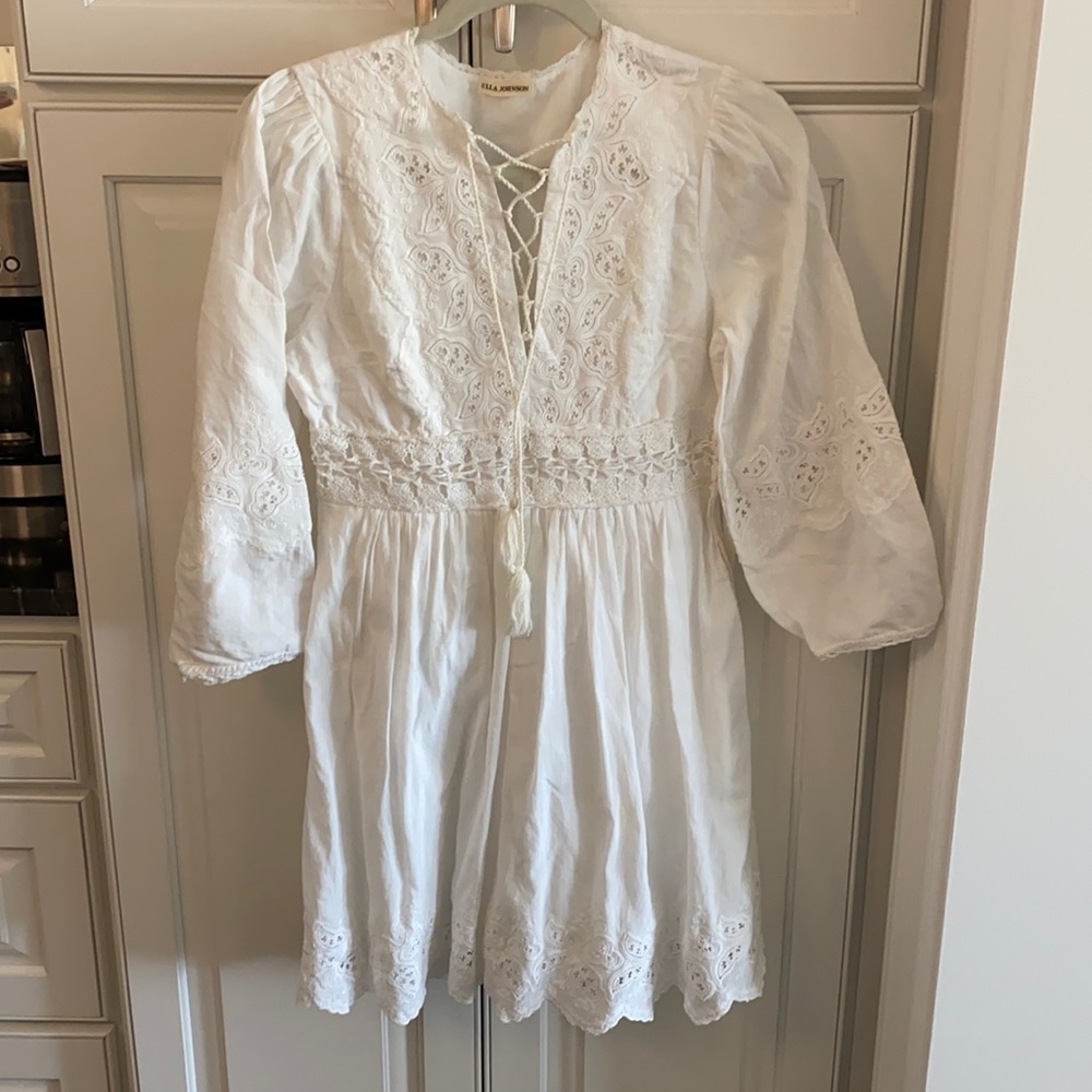 Ulla Johnson white cotton dress